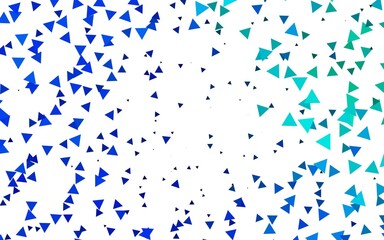 Light Blue, Green vector pattern in polygonal style.