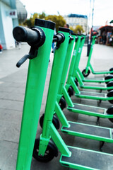 Electric sharing scooters
