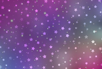 Light Multicolor vector backdrop in holiday style.