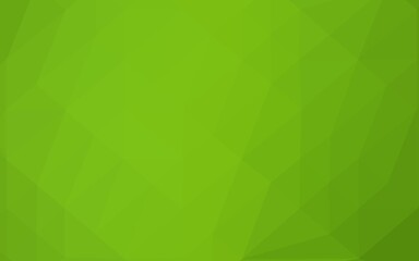 Light Green vector polygon abstract backdrop.