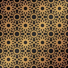 Arabic traditional vector art. seamless pattern in Arabic style.