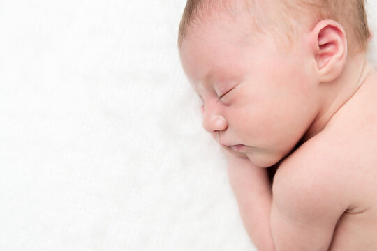 Baby Sleeping On Her Side