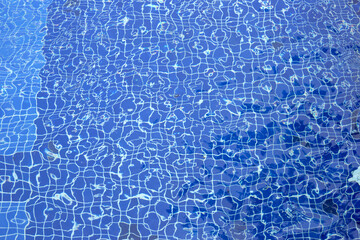 Water swimming pool surface for background.