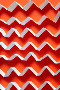 Zig Zag on red