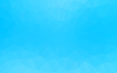 Light BLUE vector shining triangular pattern.