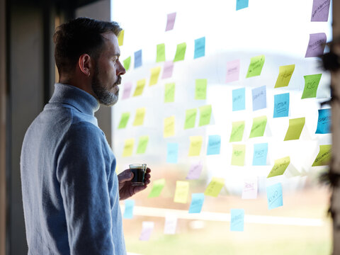 Businessman at the office