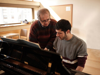 Tutor and student of piano
