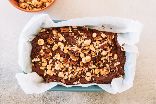 Vegan chocolate brownie