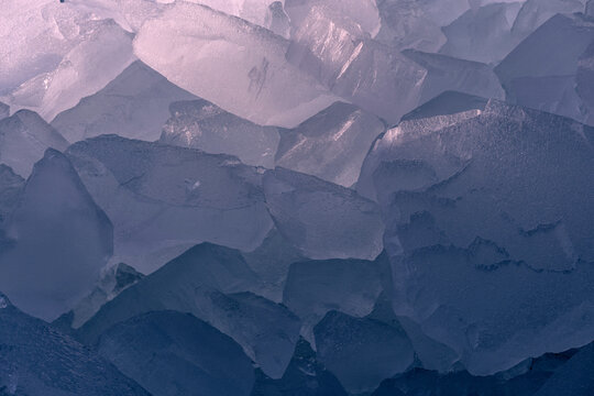 Colourful Abstract Ice Forms