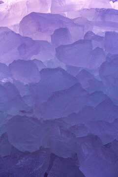 Colourful Abstract Ice Forms