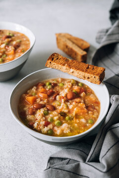 Homemade minestrone