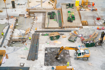 One day at the construction site