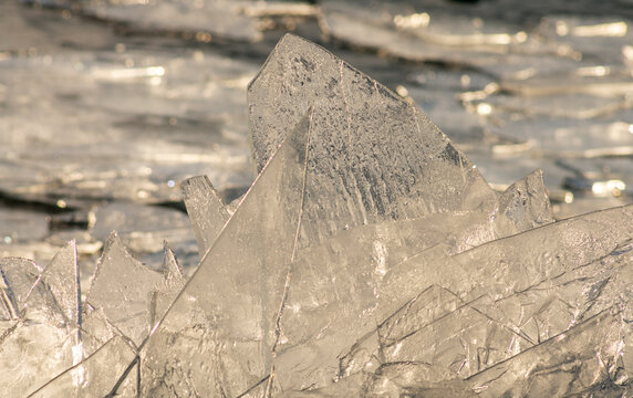 abstract ice detail