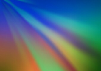 Light Blue, Green vector blurred bright template.