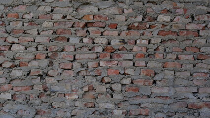 
Brick wall of a building