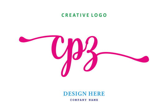 simple PZC letter arrangement logo is easy to understand, simple and authoritative
