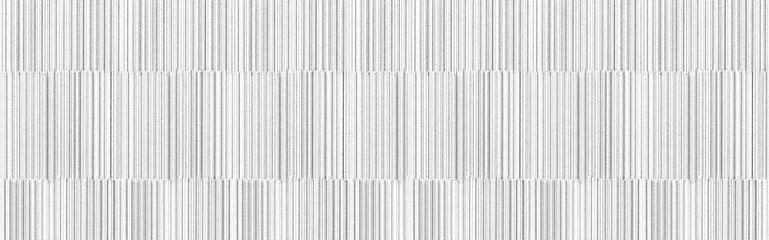 Foto op Aluminium Panorama of Modern white stone wall with stripes texture and seamless background © torsakarin