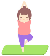 マタニティーヨガ～木のポーズ～