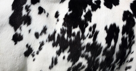 Speckled hide on a Holstein cow