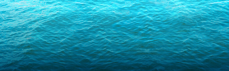 Fototapeta na wymiar Blue ripped water in swimming pool