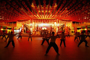 T'ai Chi Ch'uan, Tai chi chuan, Chinese martial arts, Chinese Thean Hou Temple, Kuala Lumpur, Malaysia, Asia