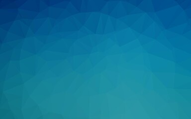 Light BLUE vector low poly cover.