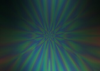 Fototapeta premium Dark Blue, Green vector blurred shine abstract pattern.