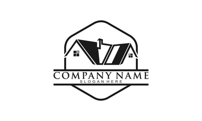 Home illustration logo vector