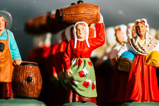 Closeup of decorative item sold in a souvenir shop for tourist in the downtown