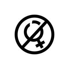 Stop violence against women icon. Design template vector