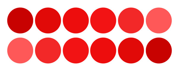 Red circles gamma colors