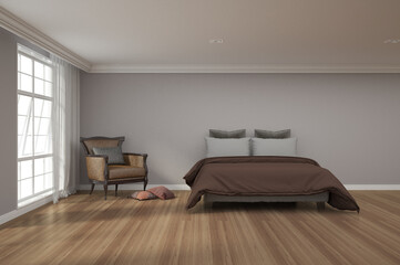 3d rendering of bedroom © tigger11th