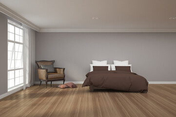 3d rendering of bedroom © tigger11th