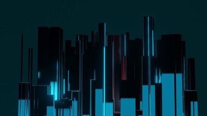 night city abstract background