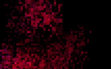 Dark Purple vector template with crystals, rectangles.