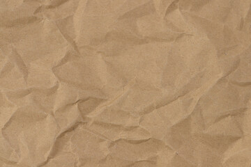 Brown paper with wrinkles