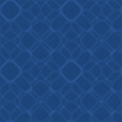 blue repetitive background. vector arcs. abstract seamless pattern. fabric swatch. wrapping paper. continuous print. geometric shapes. design element for textile, decor, apparel, phone case