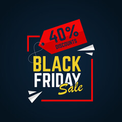 black friday sale background template
