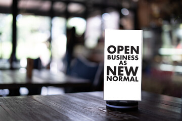 OPEN BUSINESS AS NEW NORMAL Coronavirus corona virus prevention on