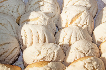 Traditional Mexican Pastries know as Chochas.