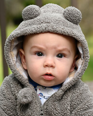 fall portrait of child