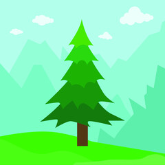 illustration of a christmas tree