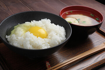 アローカナの玉子かけ御飯