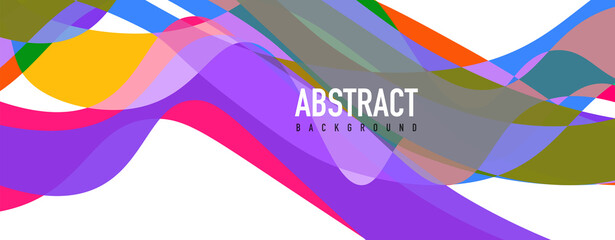 Fluid wave colorful abstract background. Dynamic colorful vibrant vector design