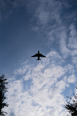 
The flying cargo plane IL-76