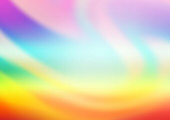 Light Multicolor, Rainbow vector modern elegant background.