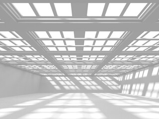 White Modern Background. Abstract Building Concept