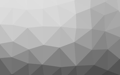 Light Silver, Gray vector abstract mosaic pattern.