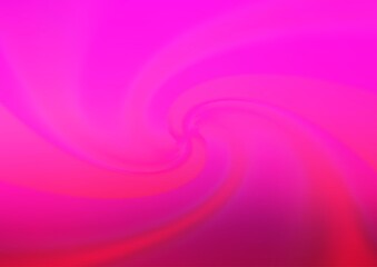 Light Pink vector blurred shine abstract template.