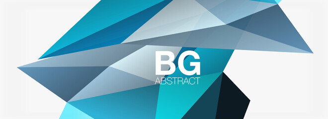 3d mosaic abstract backgrounds, low poly shape geometric design